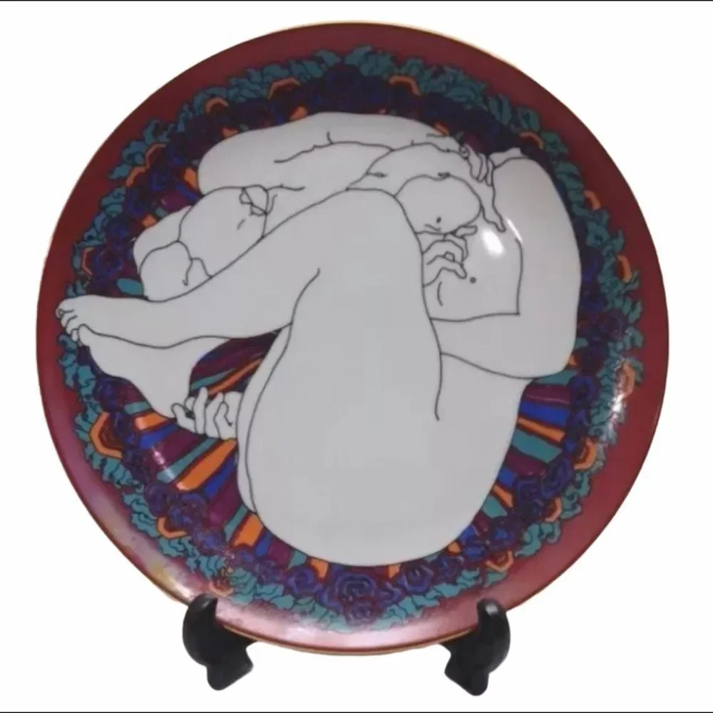 Rare Weyman Lew '78 Nude Art Collector's Plate - Picture 1 of 6